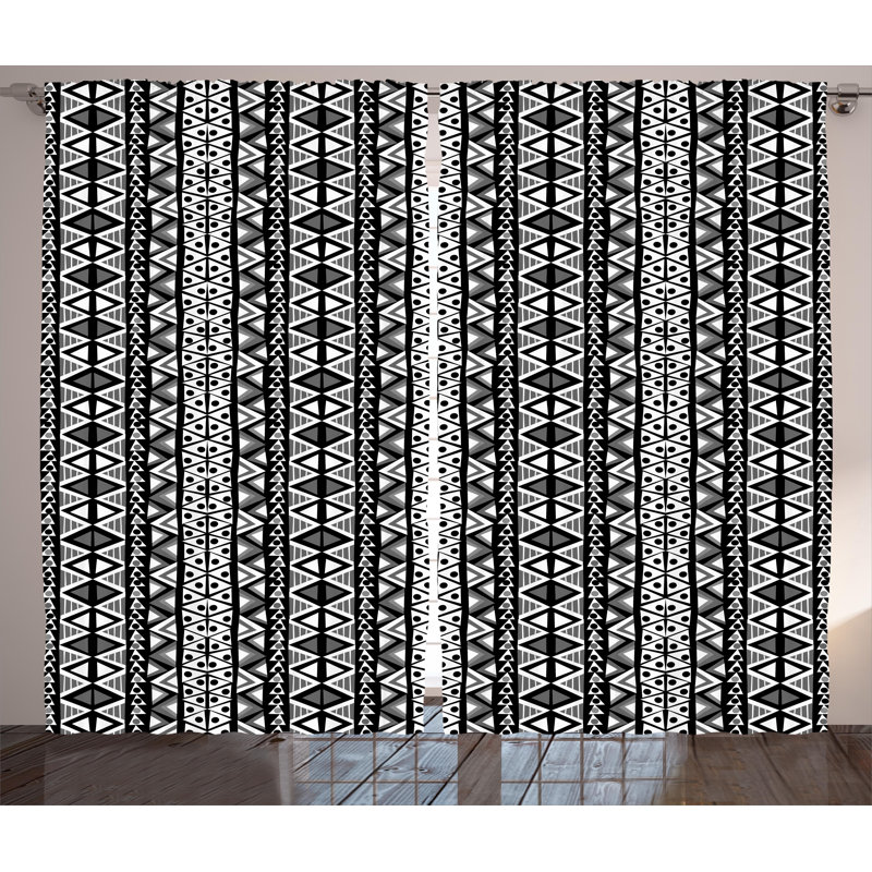 Semi Sheer Curtain Pair, 54" W x 90" L