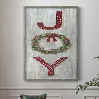 Joy Framed Print - Solid Wood