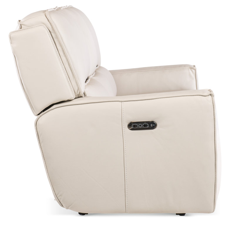 Miles Zero Gravity Sofa with Power Recline Power Headrest, Gray