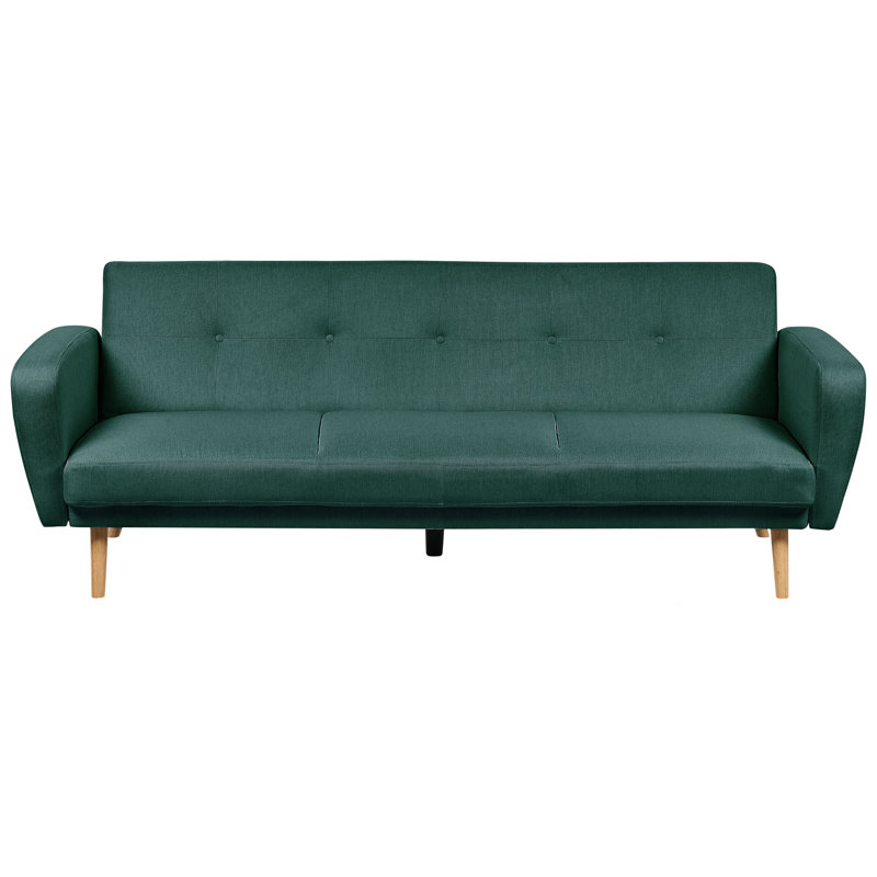 FLORLI 3 Seater Ofa Bed / Sleeper, Dark Green