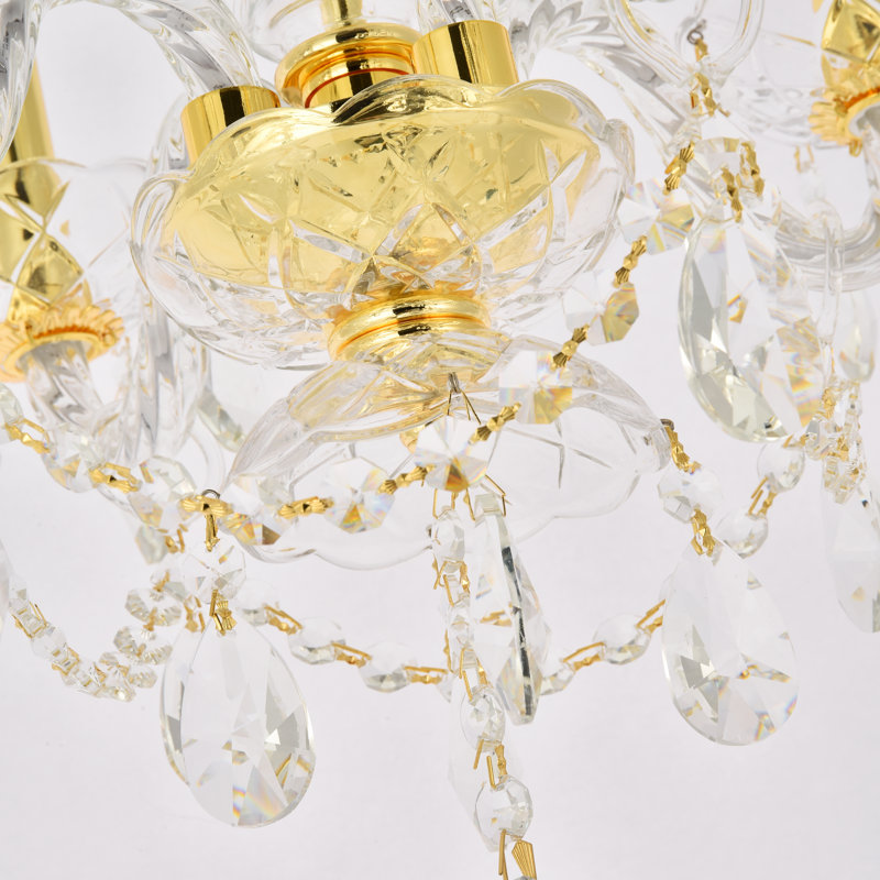 Rochelle 4 - Light Dimmable Chandelier, Gold