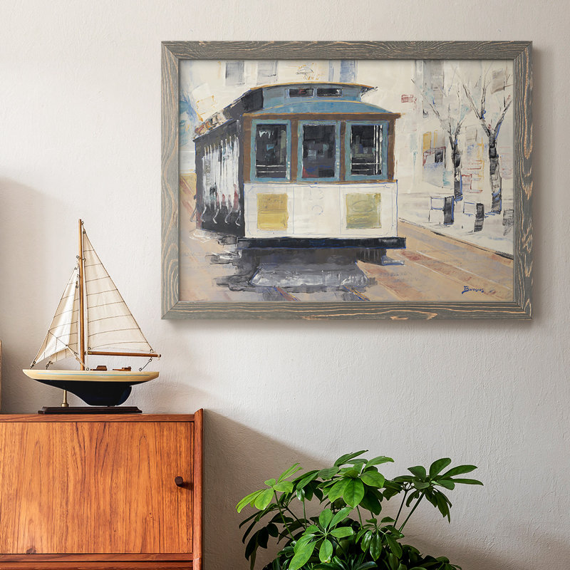 «Cable Town», reproduction d'art sur toile encadrée, Gris, H 22 po x l 32 po x P 1,5 po
