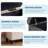 51" Storage Ottoman Bench, Tufted Bed End Bench with Safety Hinge, Home Storage Bench, Beige-1349226771