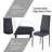 Precita 4 - Person Glass Top Four Leg Dining Set-2097653073