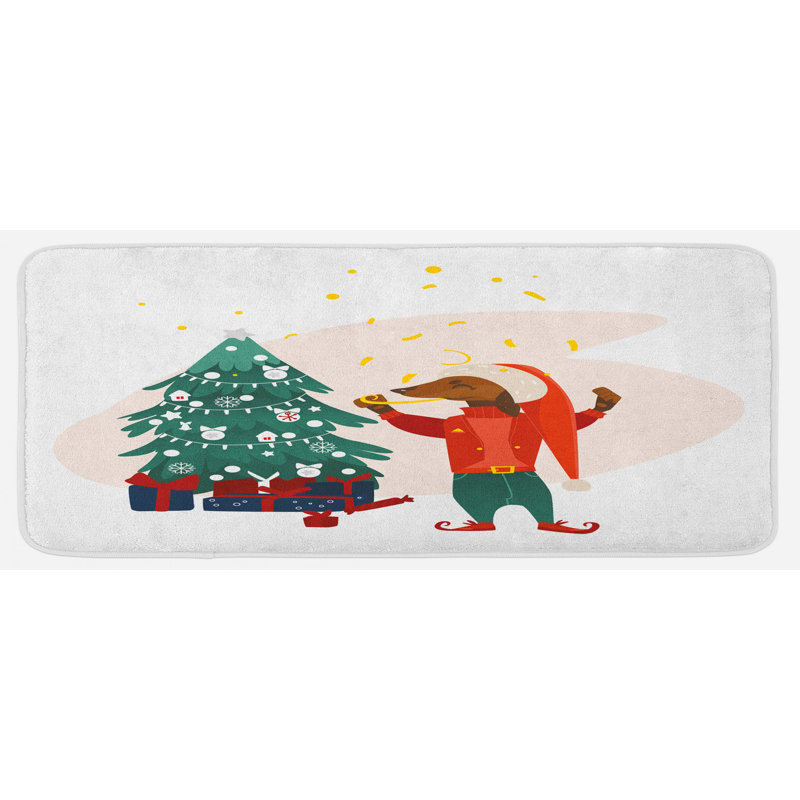Tapis de cuisine teckel