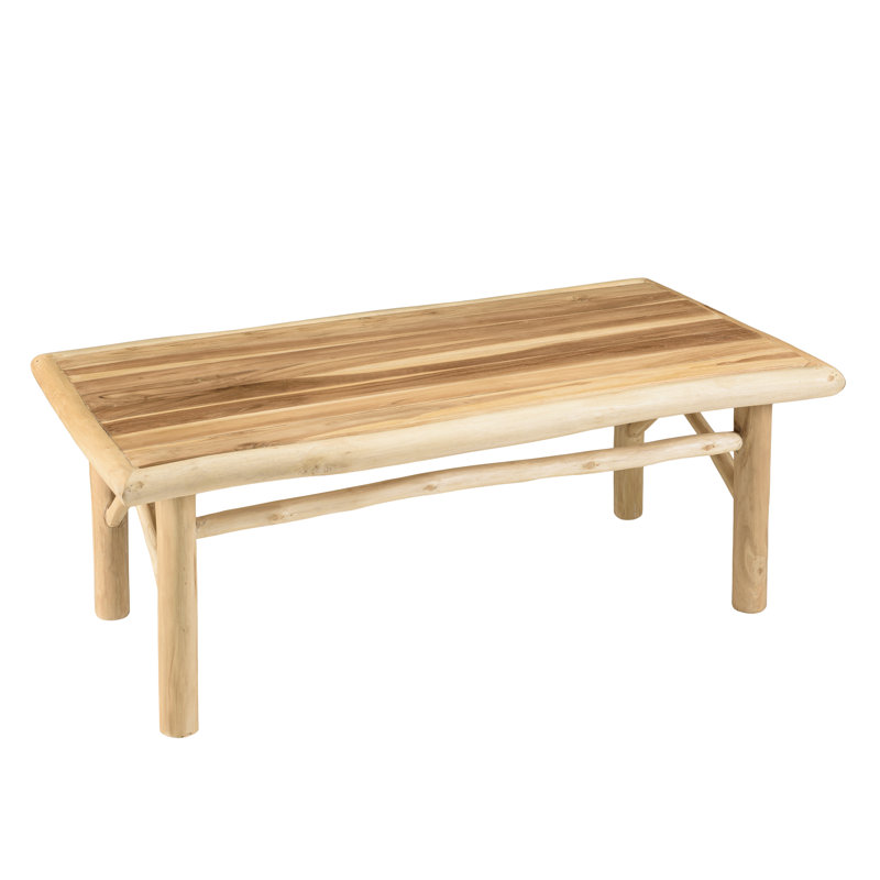 Zech Solid Wood Four Leg Coffee Table