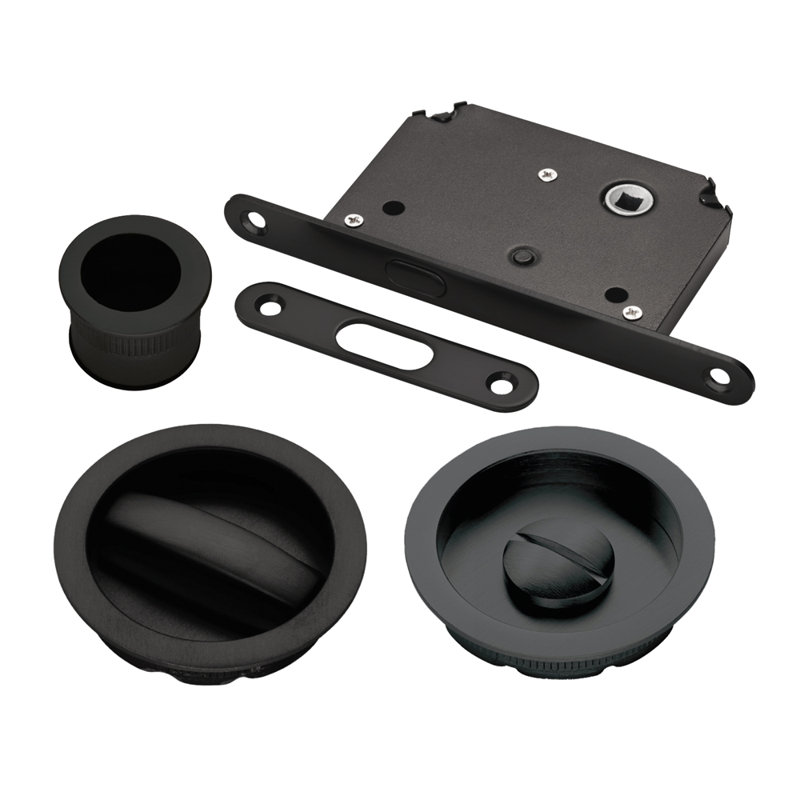Italian Sliding Door Accessory, Matte Black