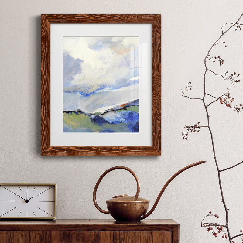 Autour des nuages III - reproduction d'art sur papier, H 20 po x l 17 po x P 1,5 po, Érable