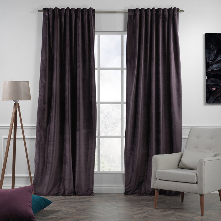 Matte Velvet Extra Wide x Extra Long Custom Made Decorative Double Panel