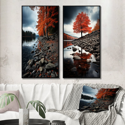 «Canada Autumn Tranquility», 2 pièces sur toile