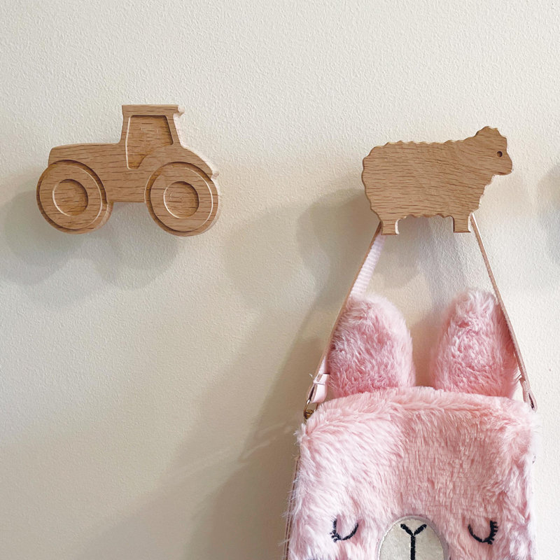 Usamah Solid Wood Wall Wall Hook