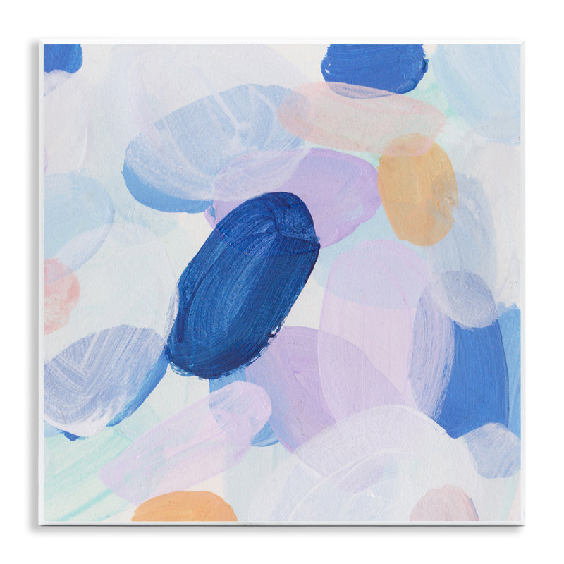 "Blue Oblong Paint Strorts", art mural par Melissa Wang