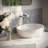 Wall Mounted Bathroom Faucet, Single-handle Bathroom Sink Faucet with Drain Assembly-130372842