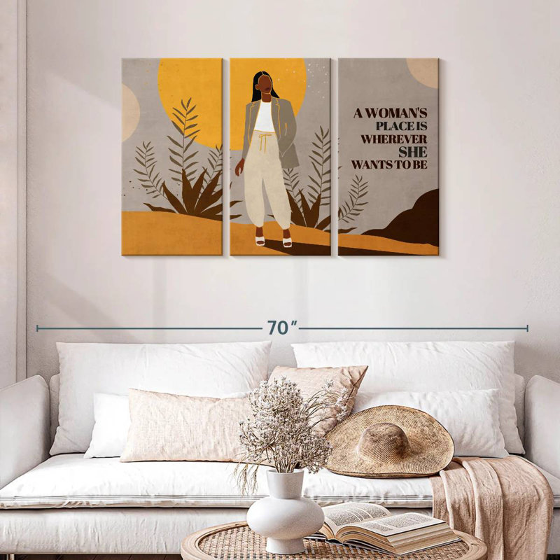 Khyia A Woman's Place I, H 28 po x l 45 po