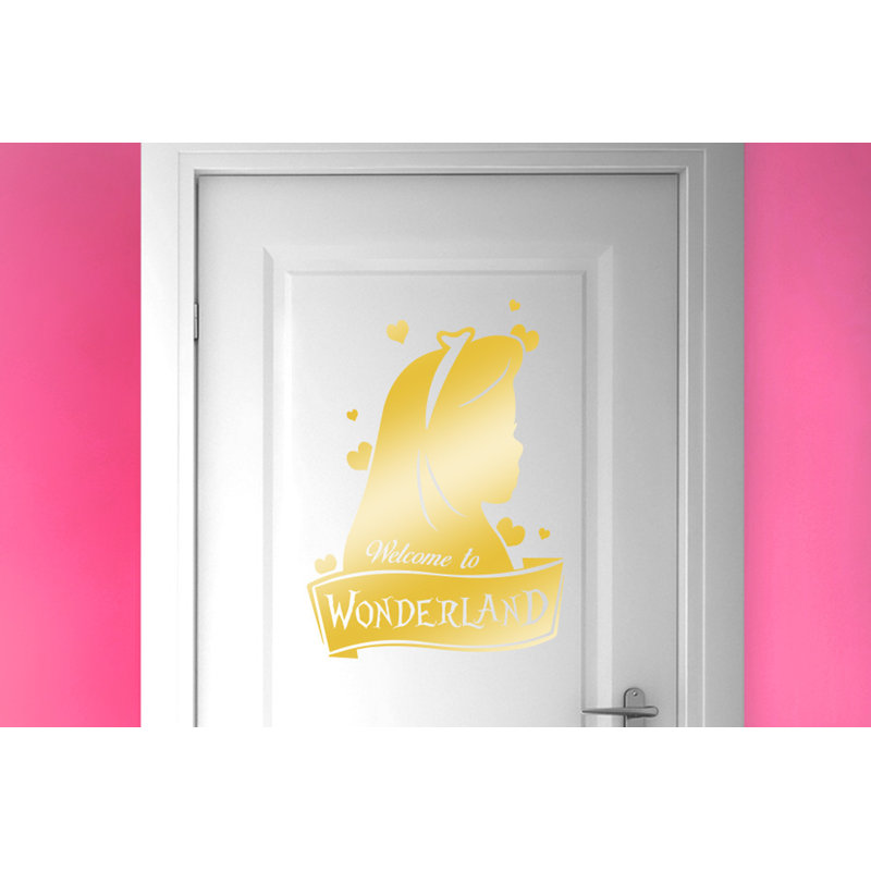 Wall Decal, Shiny Gold