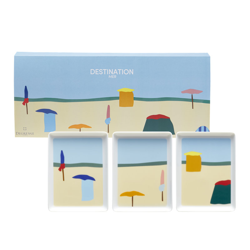 DEGRENNE Paris Porcelain Tray