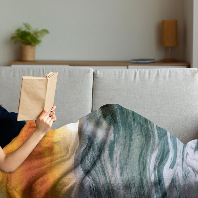 Hand Woven Throw Blanket, 50" x 70"