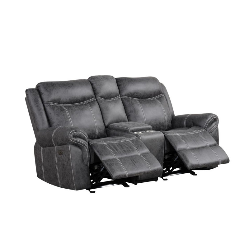 Causeuse en microfibre Zubaida