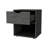 20" Gray One Drawer Faux Wood Nightstand
