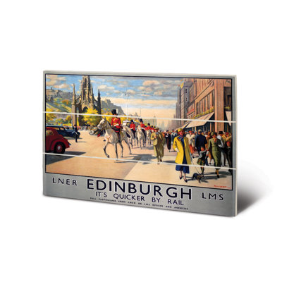 Edinburgh 1 - No Frame Print on Wood