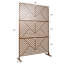Rust Red Privacy Screen 76"X48", For Deck, Patio - Freestanding 76" H48" W Rustic Metal-125216566