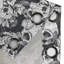 Ambesonne Gothic Themed Grommet Curtain Spooky Skull Pattern 50" x 84" Charcoal Grey Pale Grey-106671329