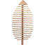 160cm H x 84cm W Wood Curved Trellis