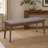 Grey and Natural Walnut 6-Piece Dining Set