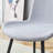 Comfortable Linen-Cotton Dining Chair Set, Four Pieces.Integrated Seat And Backrest,Linen-Cotton Material,Curved Widened Cushion Design For More Comfort.-148733713-159238570