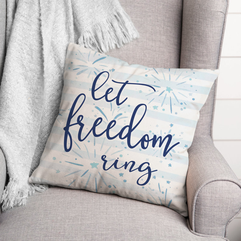 Reversible Throw Pillow, 18" x 18"
