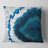 Blue Brazilian Geode - Abstract Printed Pillow-29963643-29961873
