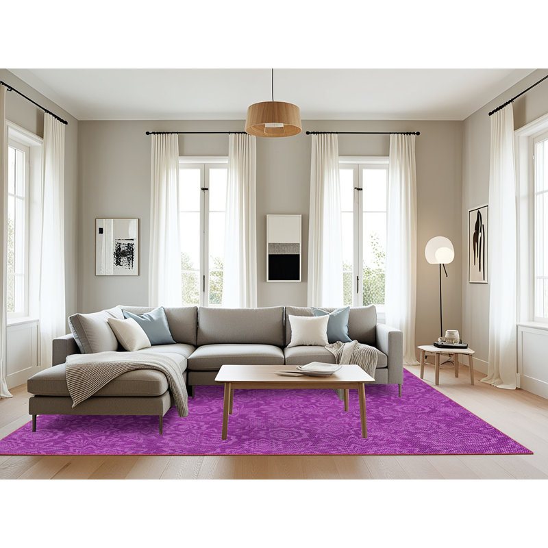 Tapis rose Elko, Rectangle 8 pi x 12 pi