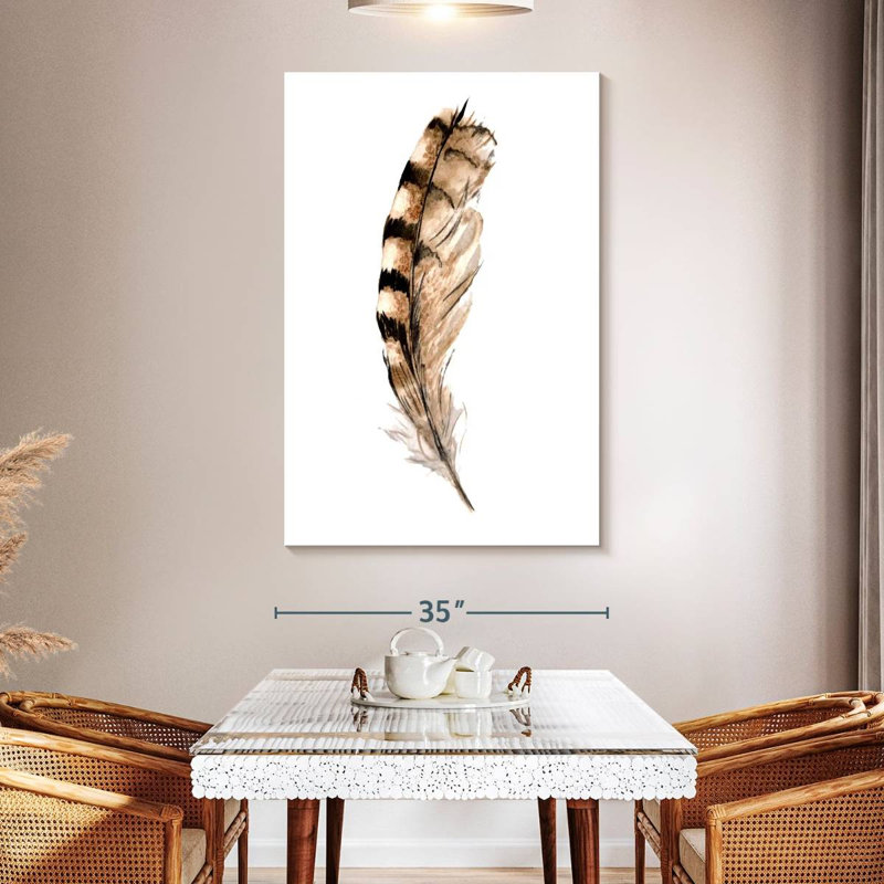 Kerner Turkey Feather, 51" H x 34" W