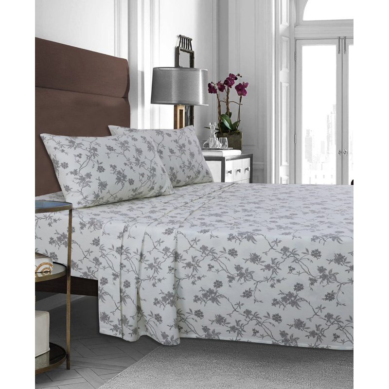 Ensemble de draps 100% flanelle de coton Colyt, Simple TG