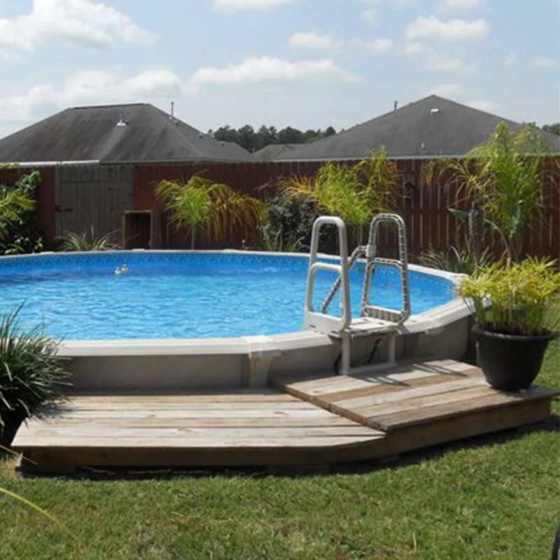 Main Access 36'' D Hot Tub Step in White