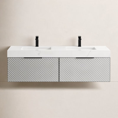 Diedrick 72'' Double Bathroom Vanity