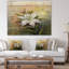 Fleur de lis blanc - reproduction d'art sur toile-35109087-35109102