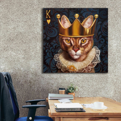 Art mural sur toile Trinx «King of Hearts» par Lucia Heffernan