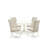 Karmakar Rubberwood Solid Wood Dining Set-632688453-632688448-632688449