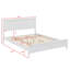 Simplistic Panel Bed Frame With Sturdy Wooden Slats Support-568168942-568168947