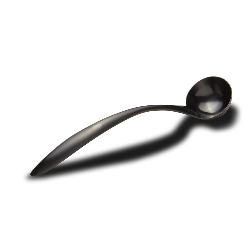 Stainless Steel Ladle, Black Matte