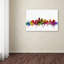« kansas city horizon », reproduction d’impression sur toile tendue-15823054