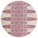 Tapis ivoire / fuchsia Annette