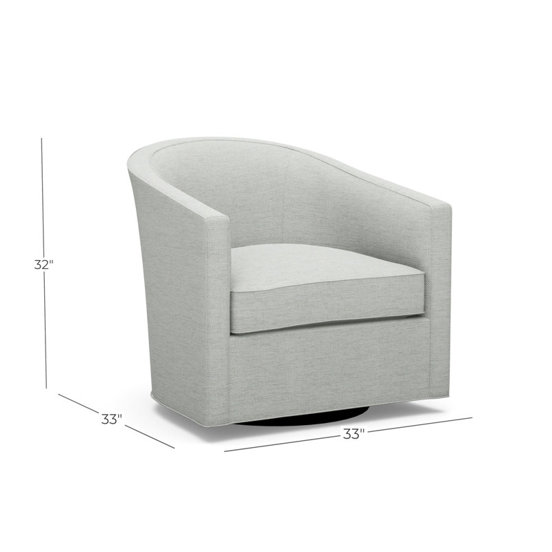 Sadie Swivel Barrel Chair, 8938-45