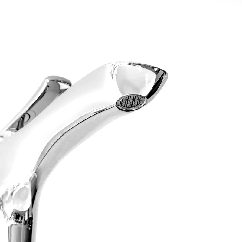 SevenFalls Floor Tub Spout with Diverter, Ploished Chrome