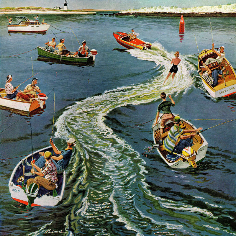 «Faire un réveil», reproduction d'art sur toile tendue, H 24 po x l 24 po