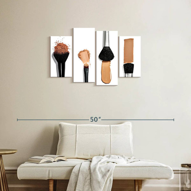 Shuttleworth Foundation Makeup Brushes, 22" H x 36" W