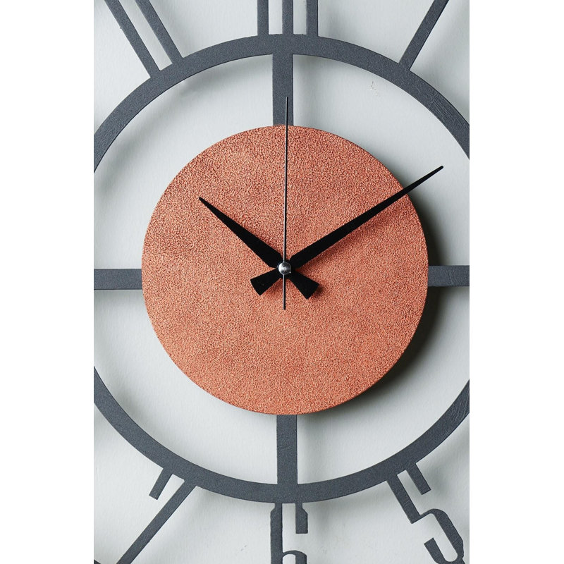 Amarmula Metal Wall Clock, Pink