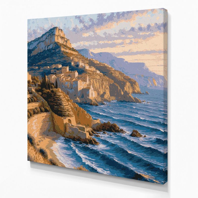 Art mural sur toile, cités, cités, France, H 12 po x l 12 po