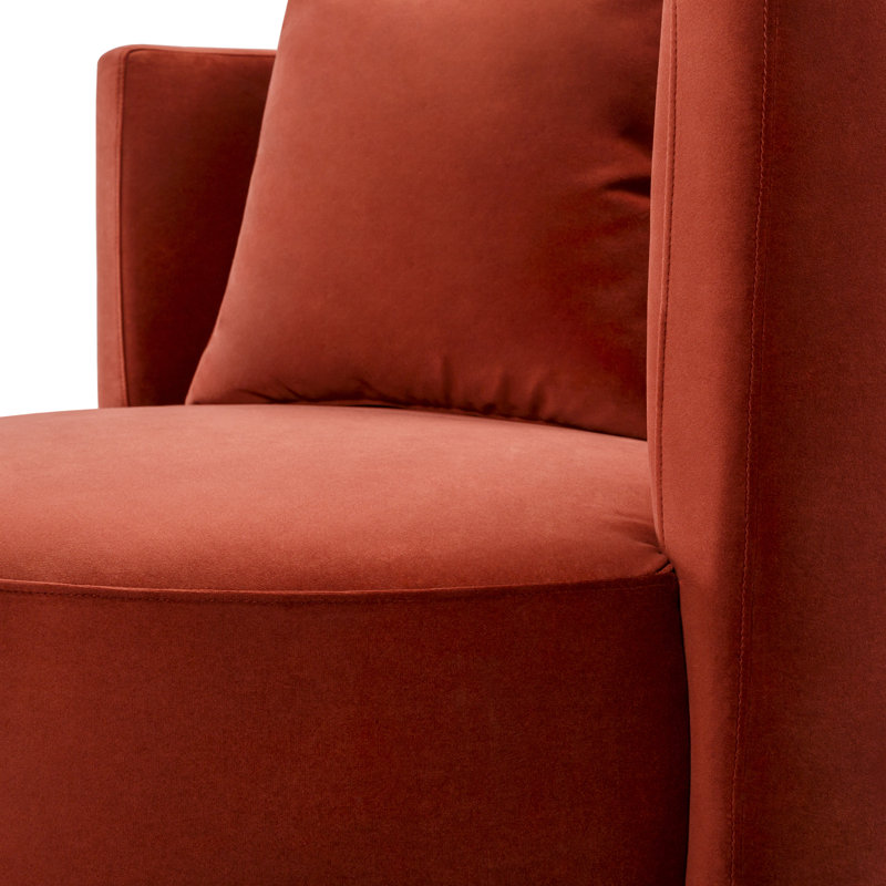 Chaise de salle à manger Carteret Global, Rouge